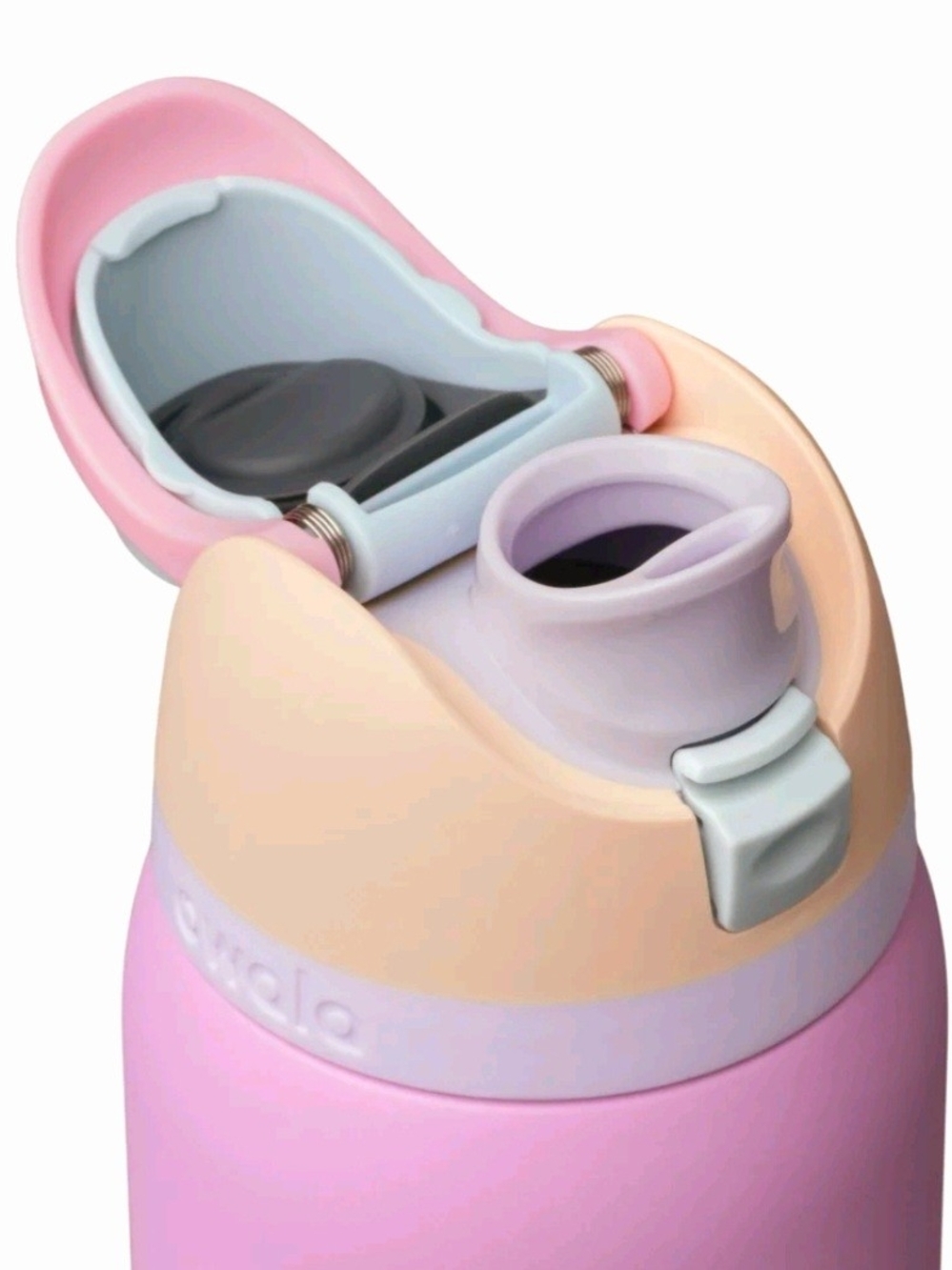 SOLD!!!!Owala 32 oz Insulated Water Bottle with Built-In Straw - Pink - Picture 5 of 7